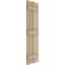 Ekena Millwork Rustic Two Board Spaced Board-n-Batten Rough Sawn Faux Wood Shutters, 11 1/2W x 62H, PR SHUBSS11X62RSPR - alternate 5